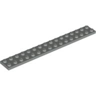 Lego destička 2x16, světle šedá (428202)